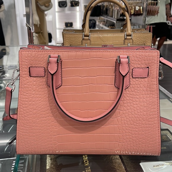 MICHAEL KORS HAMILTON MEDIUM SATCHEL 
 COLOR: Primrose 
NWT - Picture 7 of 16